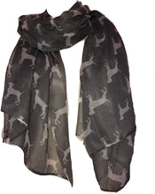 Load image into Gallery viewer, Pamper Yourself Now Labrador Dog Long Soft wrap/Sarong, Great for prsents. (Navy with White)