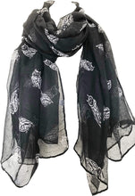 Load image into Gallery viewer, Pamper Yourself Now Women's owl Print Scarf Wraps Shawl Soft Scarves, Great for owl Lovers Ladies Gift,