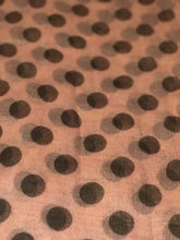 Load image into Gallery viewer, Pamper Yourself Now Pink with Grey Big spot Scarf/wrap