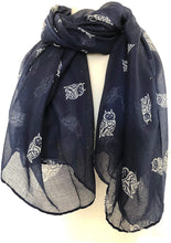 Load image into Gallery viewer, Pamper Yourself Now Women's owl Print Scarf Wraps Shawl Soft Scarves, Great for owl Lovers Ladies Gift,