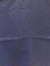 Load image into Gallery viewer, Navy plain colour frayed edge men's long Scarf