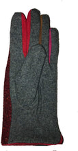 Load image into Gallery viewer, G1918 Speckled pattern super soft ladies stylish gloves with different coloured splashes of colour between fingers.