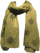 Load image into Gallery viewer, Mulberry Tree Design Ladies Scarves/Wraps or Shawl. Fantastic Present