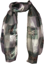 Load image into Gallery viewer, Pamper Yourself Now Green Dog Scarf with a Square Design and Different Dog Breeds