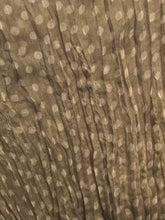 Load image into Gallery viewer, Pamper Yourself Now Grey with White Small Spots Design Long Scarf