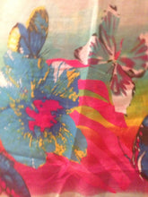 Load image into Gallery viewer, Pamper Yourself Now Blue tie dye Butterfly Long Thin Fashion Scarf