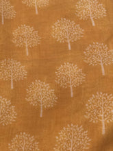 Load image into Gallery viewer, Pamper Yourself Now Mustard with White Mulberry Tree Design Ladies Fashion Scarves