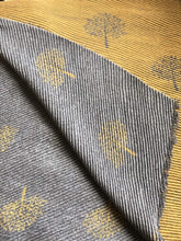 Load image into Gallery viewer, Pamper Yourself Now Women's Reversible Two Tone Blanket Pleated Winter/Autumn Scarf wrap Shawl with Mulberry Trees. Great for Gifts. (Grey/Mustard)