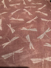 Load image into Gallery viewer, Pamper Yourself Now Ladies Scarf Pink with White Dragonfly Fashion Long Soft wrap/Sarong