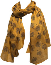 Load image into Gallery viewer, Mulberry Tree Design Ladies Scarves/Wraps or Shawl. Fantastic Present
