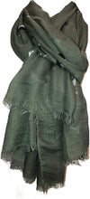 Load image into Gallery viewer, Green German Shepherd Design Long Scarf/wrap