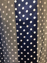 Load image into Gallery viewer, Pamper Yourself Now Navy with White Small spot Thin Pretty Scarf. Lovely with Any Outfit