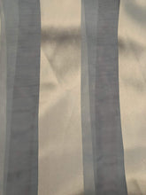 Load image into Gallery viewer, Plain Light Blue Faux Chiffon and Satin Style Striped Scarf Thin Pretty Scarf Great for Any Outfit