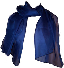 Load image into Gallery viewer, Plain Royal Blue Chiffon Style Scarf Thin Pretty Scarf Great for Any Outfit Lovely Gift