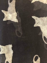 Load image into Gallery viewer, Pamper Yourself Now Black with Grey Laying Down Cats Scarf Great Present for cat Lovers.