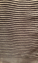 Load image into Gallery viewer, Pamper Yourself Now Grey with White Stripes Long Soft Scarf