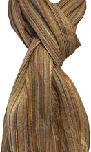 Load image into Gallery viewer, Pamper Yourself Now Beige Multi Coloured Striped Ladies Scarf/wrap