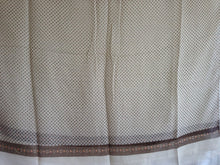 Load image into Gallery viewer, Pamper Yourself Now Light Brown Scarf with Dark Brown Spotty Scarves with Borders, Long, Soft, Pretty Scarf/Wrap