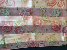 Load image into Gallery viewer, Pamper Yourself Now Big Roses Scarf Shiny Thin Pretty Scarf