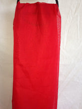 Load image into Gallery viewer, Plain red Chiffon Style Scarf Thin Pretty Scarf Great for Any Outfit Lovely Gift