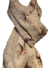 Load image into Gallery viewer, Pamper Yourself Now Cream with Gold Fairy Design Long Scarf/wrap