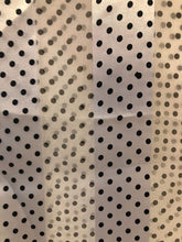 Load image into Gallery viewer, Pamper Yourself Now White with Black Small spot Thin Pretty Scarf. Lovely with Any Outfit