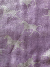 Load image into Gallery viewer, Pamper Yourself Now Pink with Beige Horse Design Long Scarf, Soft Ladies Fashion London
