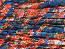 Load image into Gallery viewer, Navy with red and Pink Floral Patterned Scarves Ladies Retro Vintage Fashion Style New Gift
