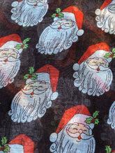 Load image into Gallery viewer, Brown big santa christmas long scarf
