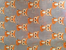 Load image into Gallery viewer, Pamper Yourself Now Grey Mini Fox Design Long Scarf, Soft Ladies Fashion London