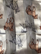 Load image into Gallery viewer, Pamper Yourself Now Light Grey Running Horse Shiny Thin Pretty Scarf