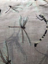 Load image into Gallery viewer, Pamper Yourself Now Beige with Coloured Big Dragonfly Design Scarf Lovely Soft Scarf Fantastic Gift