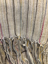 Load image into Gallery viewer, Pamper Yourself Now White Multi Coloured Striped Ladies Scarf/wrap