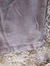 Load image into Gallery viewer, Pamper Yourself Now Brown Plain Long Soft Scarf with lace Trim