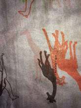 Load image into Gallery viewer, Beige Giraffe Animal Print Scarf, Ladies Fashion Wrap/Shawl