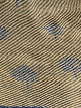 Load image into Gallery viewer, Grey / Mustard Mulberry design pleated scarf for women in lightweight acrylic