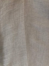 Load image into Gallery viewer, Pamper Yourself Now Grey with Beads and Pearls with Frayed Edge Long Soft Scarf/wrap