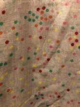 Load image into Gallery viewer, Pamper Yourself Now Light Brown with Multi Coloured dots Scarf/wrap