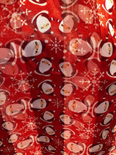 Load image into Gallery viewer, Pamper Yourself Now Red Father Christmas Design Scarf Thin Pretty Christmas Scarf