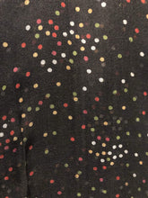 Load image into Gallery viewer, Black with Multi Coloured dots Scarf/wrap