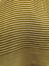 Load image into Gallery viewer, Mustard with white stripes ladies or men's long soft scarf