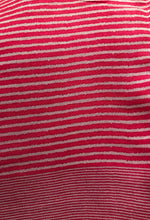 Load image into Gallery viewer, Fuchsia pink with grey stripes long soft scarf