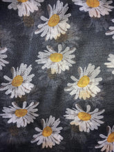 Load image into Gallery viewer, Pamper Yourself Now Dark Grey Daisy Scarf Lovely Soft Scarf