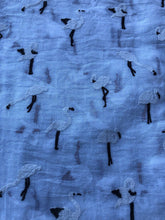 Load image into Gallery viewer, Pamper Yourself Now White with White Standing up Flamingo Long Scarf/wrap with Frayed Edge