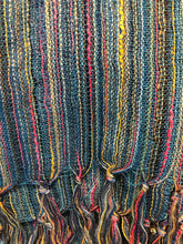 Load image into Gallery viewer, Pamper Yourself Now Blue Multi Coloured Striped Ladies Scarf/wrap