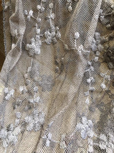 Load image into Gallery viewer, Pamper Yourself Now Dark Grey Small Flower lace Triangle Scarf. a Lovely Fashion Item. Fantastic Gift