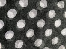 Load image into Gallery viewer, Pamper Yourself Now Dark Grey with White Big spot Scarf/wrap
