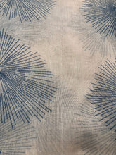 Load image into Gallery viewer, Pamper Yourself Now Beige with Blue Sun Rays Scarf/wrap