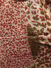 Load image into Gallery viewer, Pamper Yourself Now Red Animal Print Shiny Snood