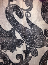 Load image into Gallery viewer, Pamper Yourself Now Beige with Black Paisley Pattern Long Scarf, Soft Ladies Fashion London